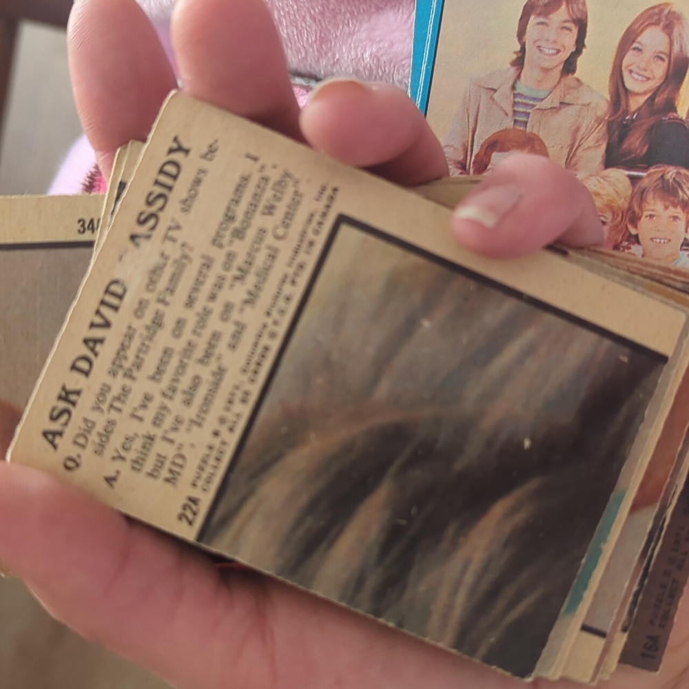 1971 Topps The Partridge Family Blue Framed Trading Cards Lot of 45 Missing 10 - Picture 12 of 16